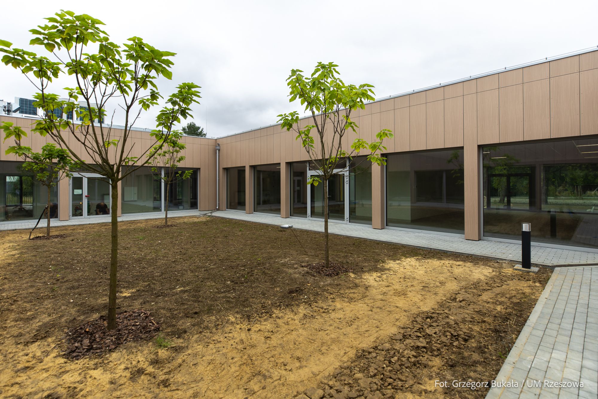 zdjęcie z budowy żłobka przy ul. Jachowicza w Rzeszowie, fot. Grzegorz Bukała, Urząd Miasta Rzeszowa